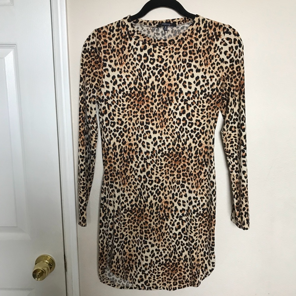 Leopard print dress